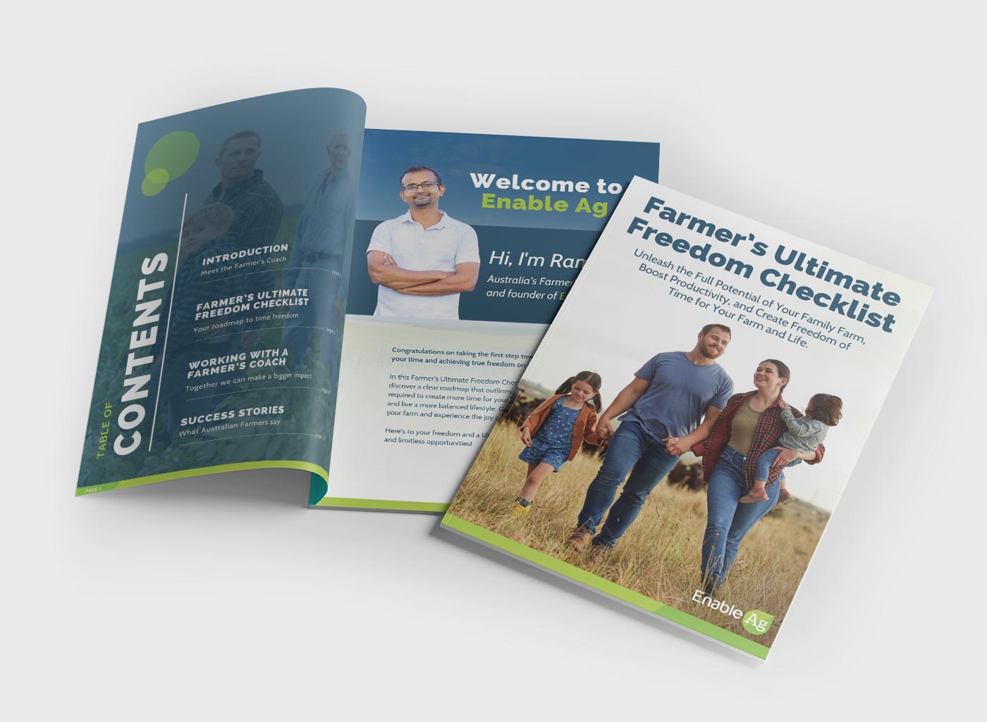 Farmer's Ultimate Freedom Checklist - Free resource for farmers, available for download on the new Enable Ag website.
